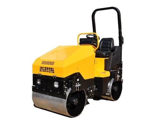 ISO Tandem Road Roller Machine Weight 1.5t Diesel Engine One Year Warranty 1.3-1.5ton