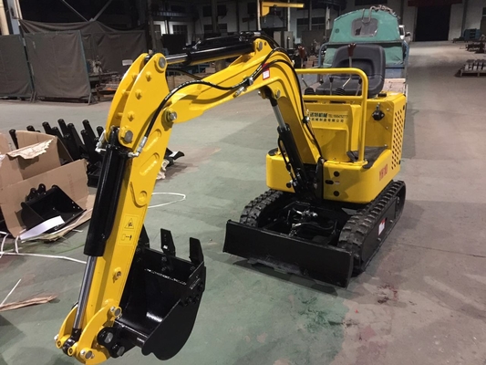 SJ10 Mini Excavator Machine Double Drum Mini Crawler Excavator For Small Work Area 950kgs