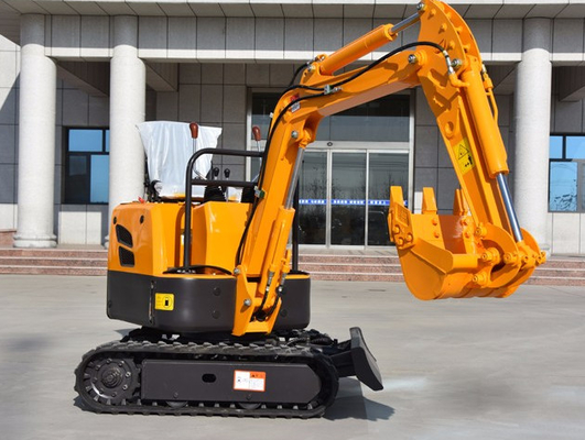 Simple 1.5km/H Mini Excavator Machine / Digging Machine For Farm Weight 800kg