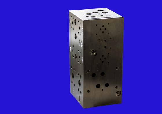 One year Warranty CNC machining parts , hydraulic control valve block