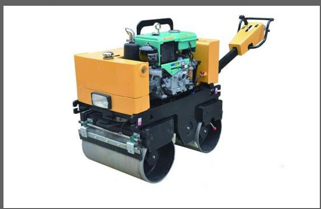 Hydraulic Double Drum Road Roller Diesel Small Operating Radius Drum Roller Compactor 1.0-1.3ton